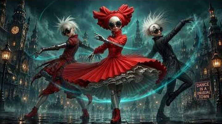Dance in a Unusual Town _ Part 3 - Surreal AI Film смотреть онлайн