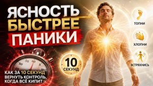 ЯСНОСТЬ БЫСТРЕЕ ПАНИКИ | Как вернуть контроль за 10 секунд