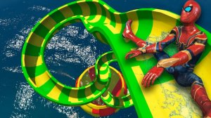 Погоня за пиком_ стабильная навигация Spider-Man в GTA 5