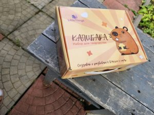 расспоковка набора с капибарой