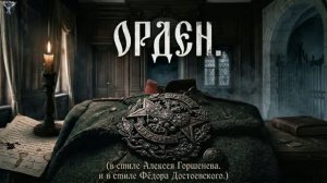 тяжелый рок. песня (Орден) в стиле группы кукрыниксы.