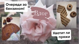 Очередь на заправку. Удобрение сработало. Хватит ли пряжи..