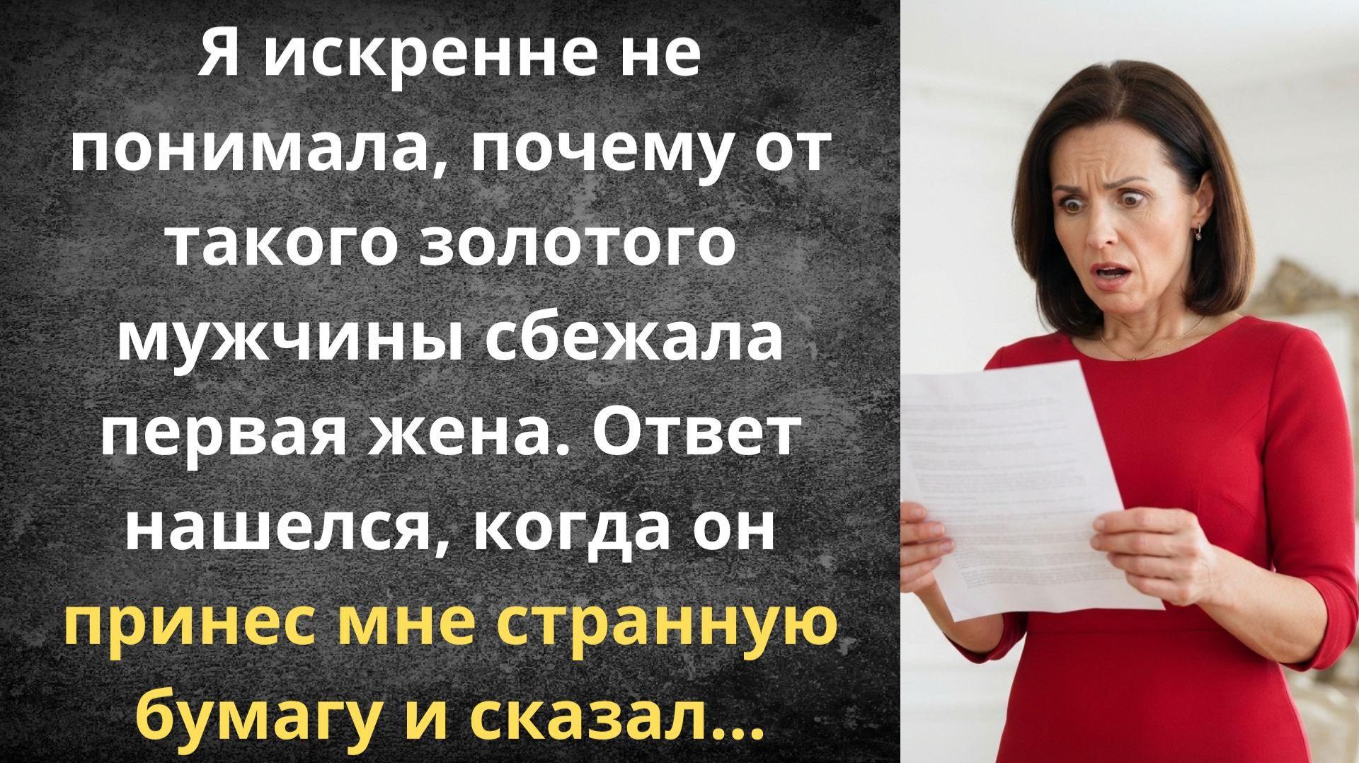 Оказалось, бывшая жена была права | Истории из жизни смотреть онлайн
