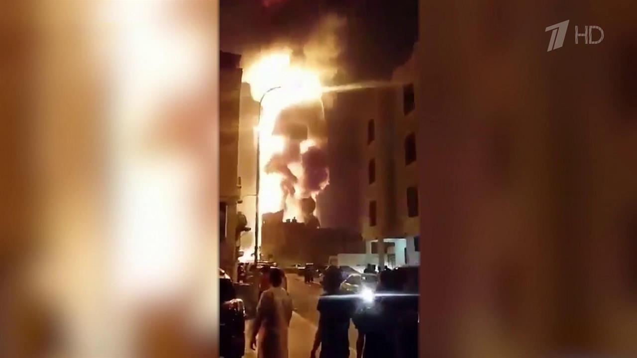 Йеменские хуситы ударили по объектам нефтегазовой компании на западе Саудовской Аравии. смотреть онлайн