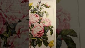 Букет  роз от Luca-S #вышивка крестиком #вышивка крестом #рукоделие #своимируками