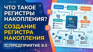 Что такое регистры накопления. Создание регистра накопления