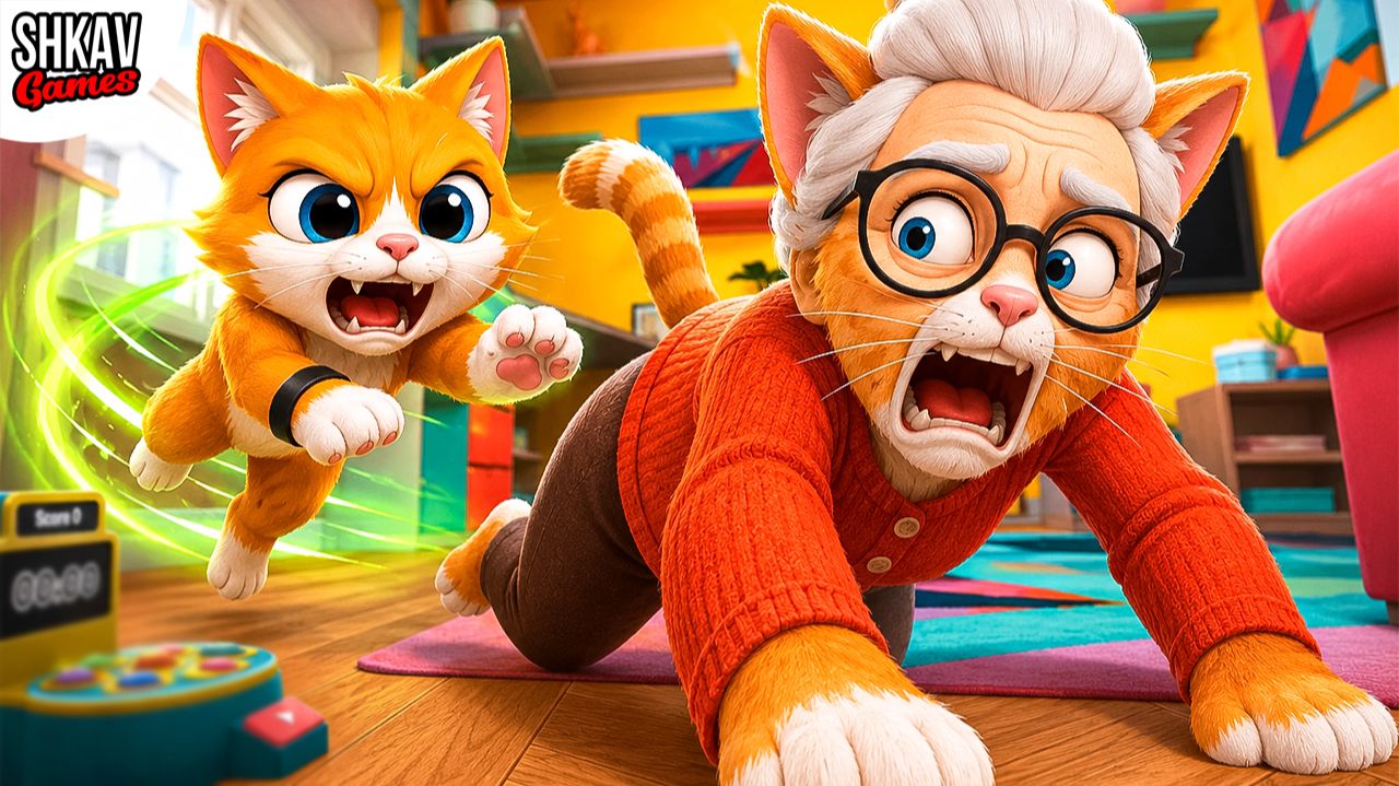 КОТ ПРЕВРАТИЛ БАБУЛЮ В КОШКУ! | I Am Cat VR смотреть онлайн