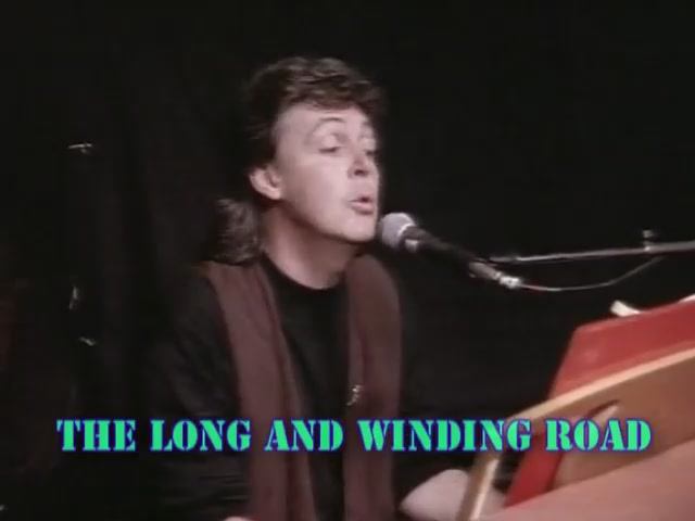 Paul McCartney-The Long And Winding Road 1989