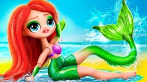 Ариэль нужен доктор! 31 идея для кукол ЛОЛ ОМГ
