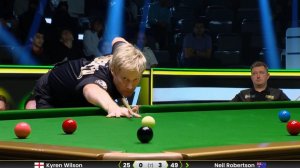 Снукер. Нил Робертсон против Кайрена Уилсона /Чемпионат мира по снукеру в Эр-Рияде. Полный матч