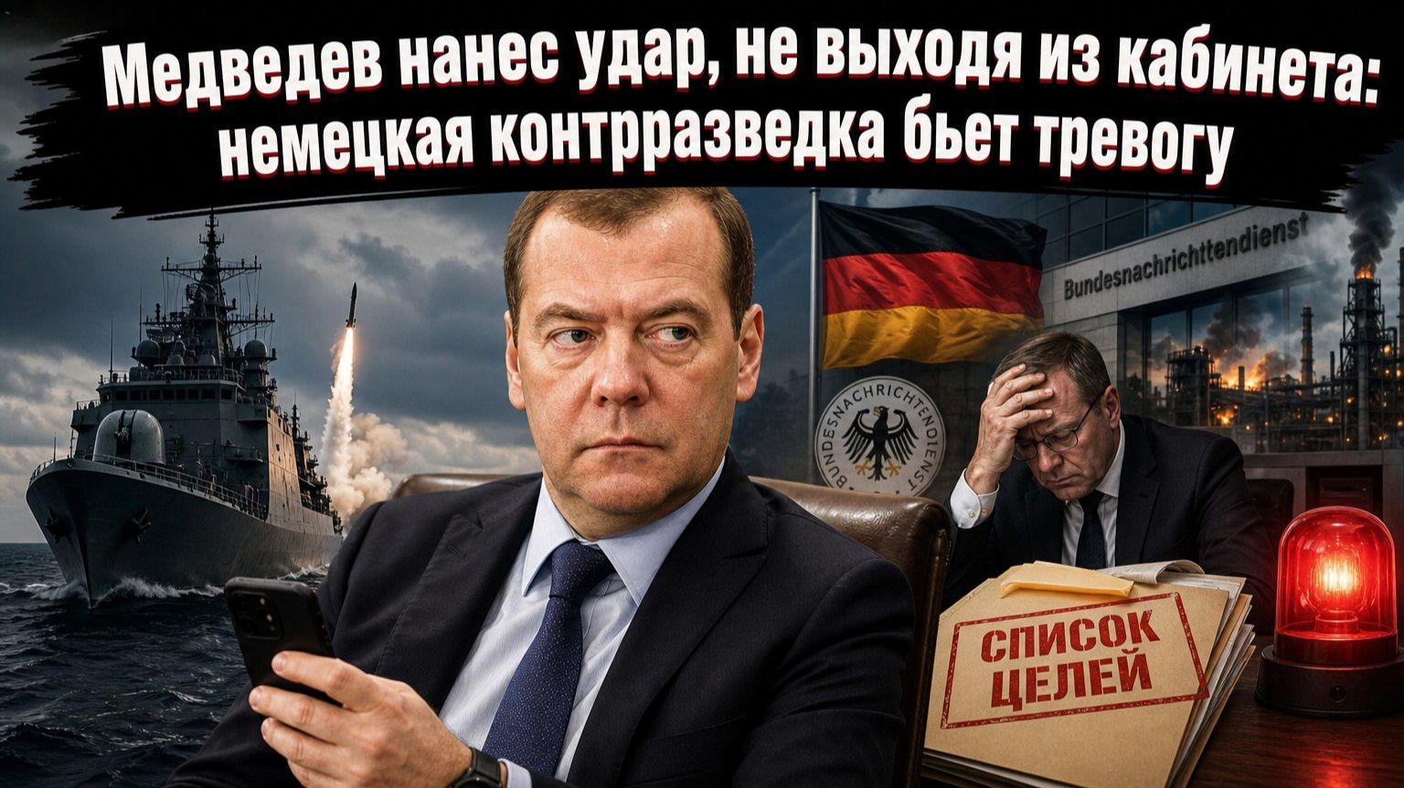 Немецкий ВПК получил «черную метку»: Медведев выписал адреса, контрразведка — экстренный циркуляр смотреть онлайн