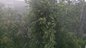 В Ростове-на-Дону начался шторм со шквальным ветром и дождем. 25-07-2026. Сильный ливень.