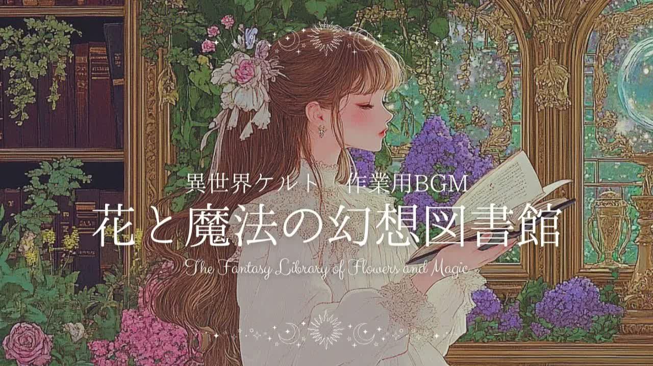 −The Fantasy Library of Flowers and Magic− | Celtic Background Music смотреть онлайн