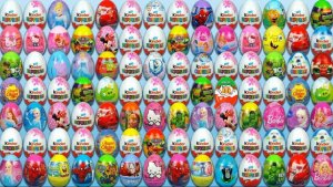100 КИНДЕР СЮРПРИЗОВ!!! МЕГА РАСПАКОВКА! Мультяшные игрушки