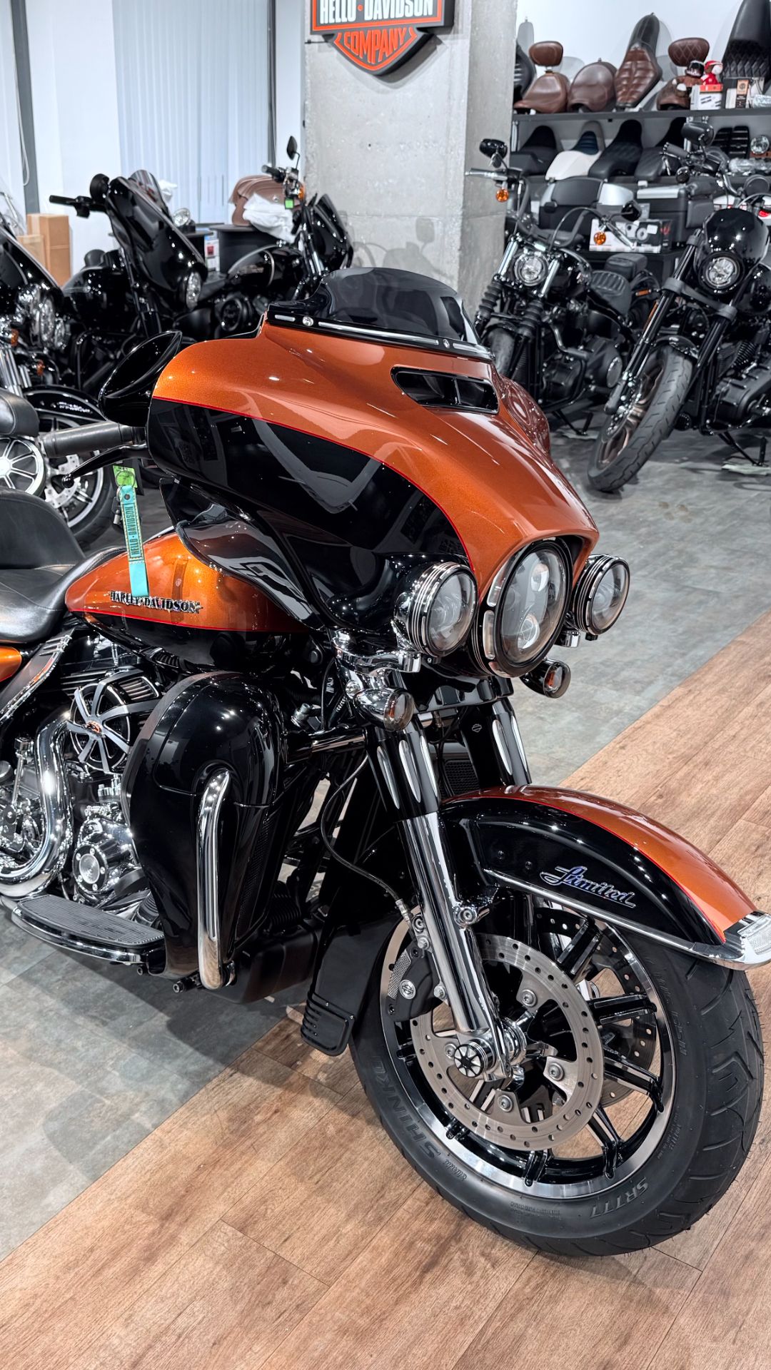 2014 HD Electra Glide Ultra Limited 103 ABS Orange Lava Black 47K (VIN 5HD***3723) смотреть онлайн