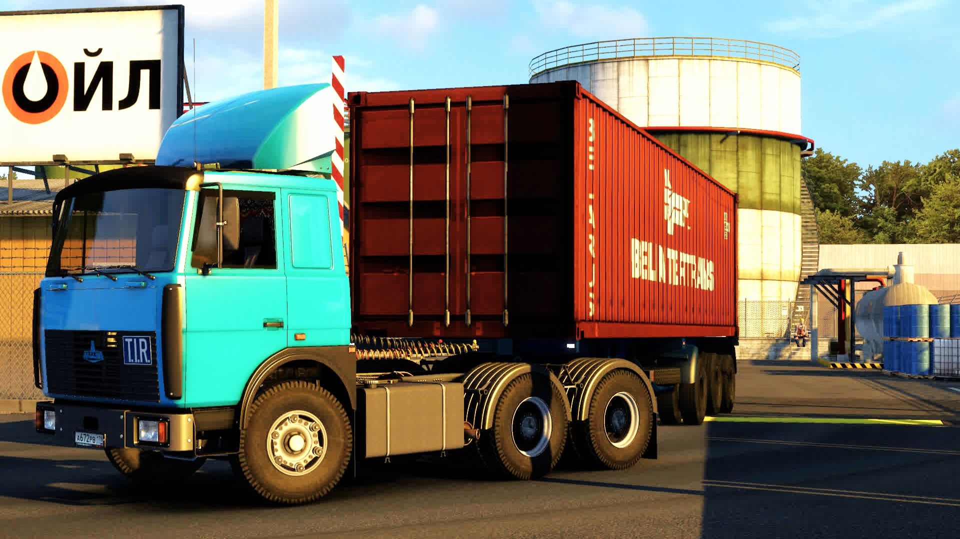 718 / ETS2 1.58 / MAZ - 6422 / Загрузился на Египет. смотреть онлайн