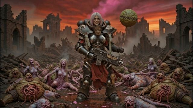 Adepta Sororitas - Безумие (юмор по вселенной Warhammer 40k)