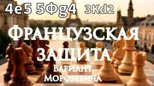 Французская защита. Вариант Морозевича