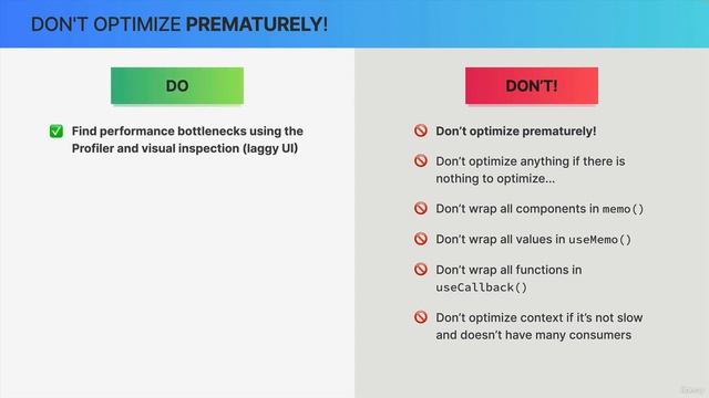 254 Don't Optimize Prematurely! смотреть онлайн