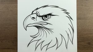 Как нарисовать орла шаг за шагом