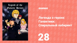 Легенда о героях Галактики: Спиральный лабиринт 28 серия (аниме-сериал, 1999)