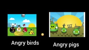 Angry birds vs. Angry pigs all cutscenes