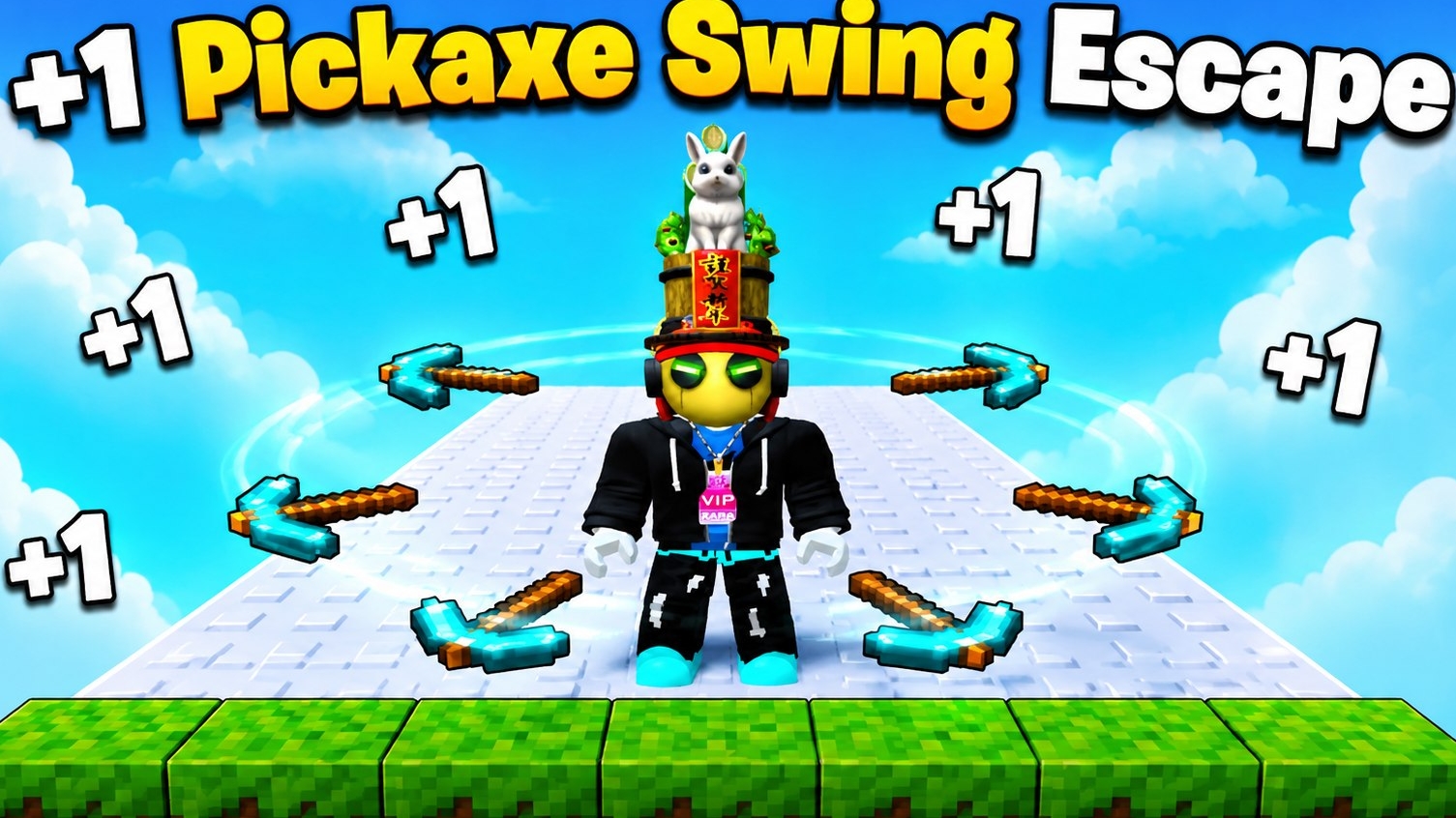 ДОШËЛ ДО АЛМАЗНОЙ КИРКИ В КРУТОМ РЕЖИМЕ!😍 | +1 Pickaxe Swing Escape ⛏️ смотреть онлайн