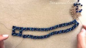 Ожерелье из бусин и бисера от Sonysree Creations Beading