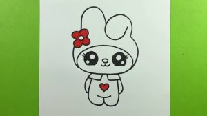Как легко нарисовать Май Мелоди: пошаговый урок для детей