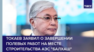 Токаев заявил о завершении полевых работ на месте строительства АЭС «Балхаш»