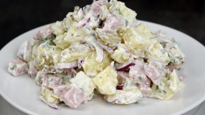 Восхитительный НЕМЕЦКИЙ САЛАТ! Такой ВКУСНЫЙ, что не могу остановиться! Рецепт картофельного салата