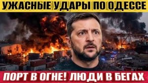 (NEMO)Одесса под ударом! Порт в огне! Ужасные взрывы! Люди бегут в убежище!