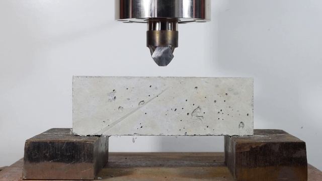 Hydraulic Press vs Micro Reinforced Concrete смотреть онлайн