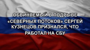 Обвиняемый в подрыве «Северных потоков» Сергей Кузнецов признался, что работал на СБУ