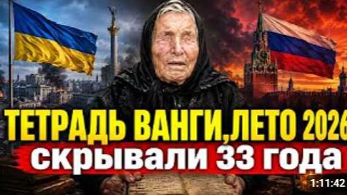 Тетрадь Ванги страницу про ЛЕТО 2026 прятали 33 года теперь её прочитали смотреть онлайн