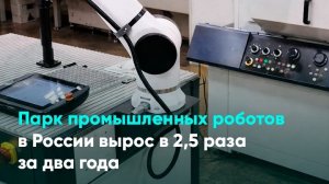 Парк промышленных роботов в России вырос в 2,5 раза за два года