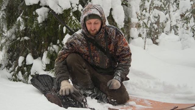 ПОПАЛ В СИЛЬНУЮ МЕТЕЛЬ. ПРОБИВАЮСЬ НА ПРОХОДНУЮ ИЗБУ. ОХОТА НА БОРОВУЮ ДИЧЬ. смотреть онлайн