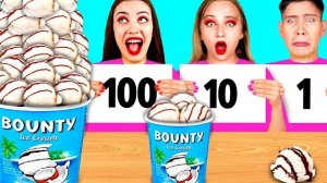 100 Слоев Еды Челлендж | Крутые Розыгрыши и Трюки