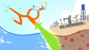 СТИКМЕН против ВОДЫ мультик прикол новые серии
