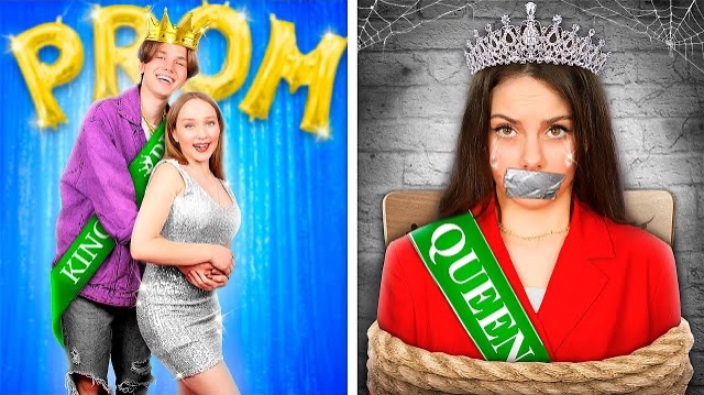 УКРАЛА КОРОНУ КОРОЛЕВЫ КОЛЛЕДЖА?! 😱 Жесткий скандал на выпускном!