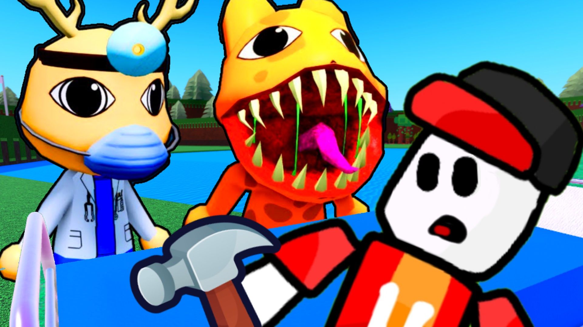 Битва Строителей - Animal Hospital в Build a Boat Roblox. Роблокс смотреть онлайн