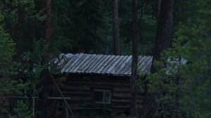 Поход на таёжную речку. Быт в избе. Рыбалка на хариуса.