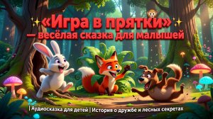 🙈🌳✨ «Игра в прятки» — весёлая сказка для малышей | Аудиосказка для детей