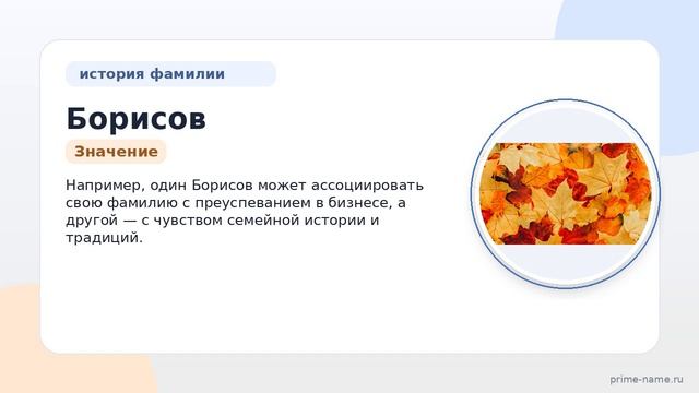 Фамилия Борисов: происхождение, значение и склонение