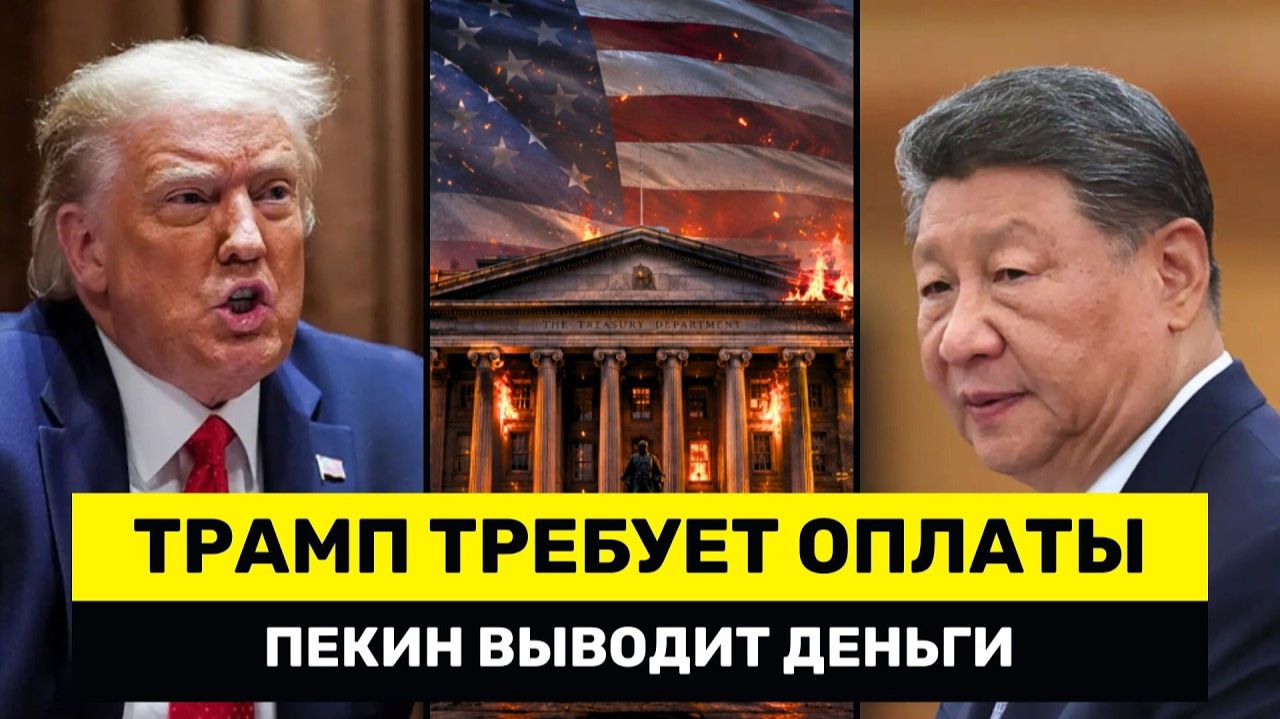 Трамп ТРЕБУЕТ, чтобы Китай Заплатил, Пока Экономика США Рушится – Пекин ВЫВОДИТ Свои Деньги смотреть онлайн