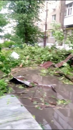 в Новочеркасске прошёл ураган