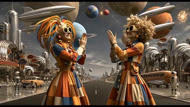 Colorful Quirkys Dancing Through an Retro Dream смотреть онлайн