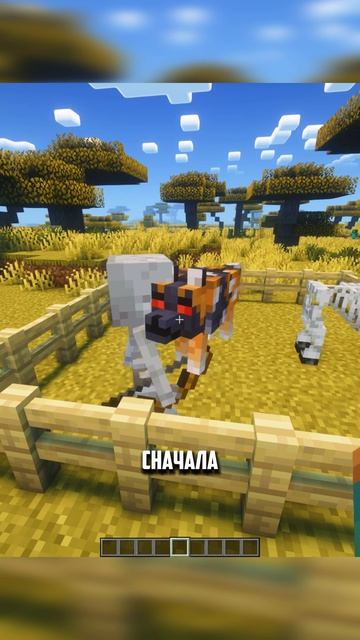 Этот факт о волках знают единицы! 🐺  #minecraft