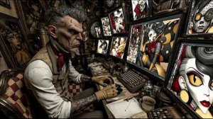 AI Art Steampunk Video _ “Creator or Critic” _ Chris & Crystal AI Art