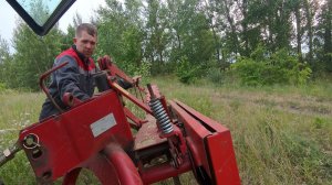 выехал на  покос луговой травы!! жизнь в селе